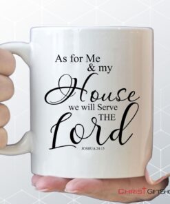 As For Me And My House Joshua 2415 Bible Verses Mug