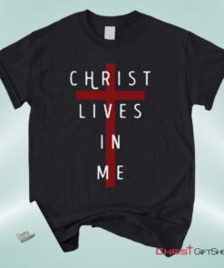 Christ Lives In Me, Cross Unisex Shirt, Hoodie