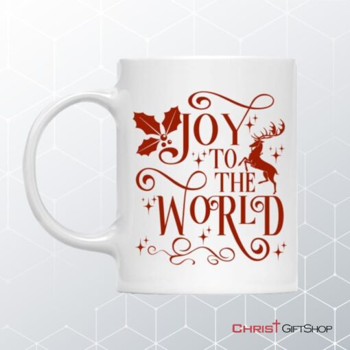 Christian Christmas Coffee Mug, Joy To The World Mug