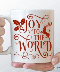 Christian Christmas Coffee Mug, Joy To The World Mug