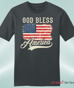 Christian Patriotic Shirts American Flag God Bless America Men's Christian Unisex T Shirt, Sweatshirt, Hoodie