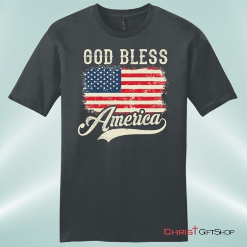 Christian Patriotic Shirts American Flag God Bless America Men's Christian Unisex T Shirt, Sweatshirt, Hoodie