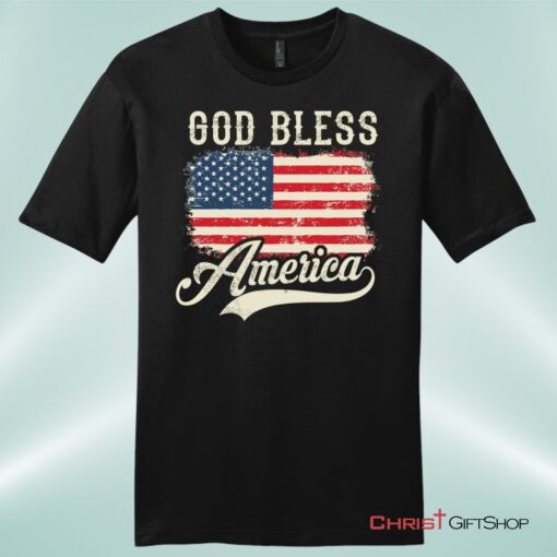 Christian Patriotic Shirts American Flag God Bless America Men's Christian Unisex T Shirt, Sweatshirt, Hoodie