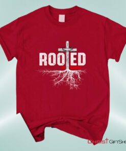 Christian Unisex T Shirt, Sweatshirt, Hoodie, Rooted In Christ Tee