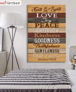 Christian Wall Art Galatians 522-23 Fruit Of The Spirit Poster, Canvas Print