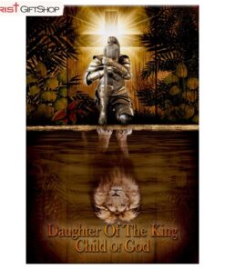 Female Warrior, Daughter Of A King Child Of God Wall Art Canvas