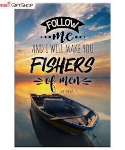 Follow Me And I Will Make You Fishers Of Men Wall Art Poster, Canvas Print