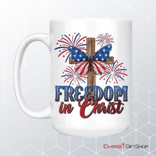 Freedom In Christ Mug