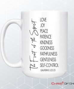 Fruit Of The Spirit Galatians 522 23 Bible Verse Mug