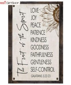 Fruit Of The Spirit Galatians 522-23 Canvas Wall Art