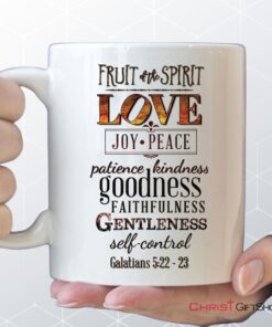 Fruit Of The Spirit, Bible Verse, Christian Coffee Mug