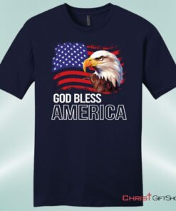 God Bless America, Bald Eagle Flag, Unisex Shirt, Hoodie