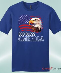 God Bless America, Bald Eagle Flag, Unisex Shirt, Hoodie