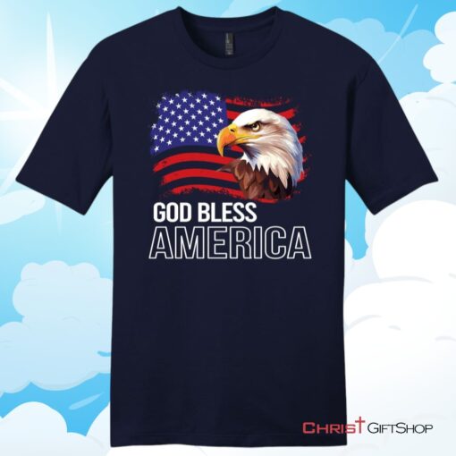 God Bless America, Bald Eagle FlagUnisex T Shirt, Hoodie, Sweatshirt