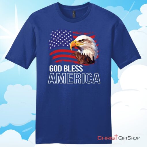 God Bless America, Bald Eagle FlagUnisex T Shirt, Hoodie, Sweatshirt