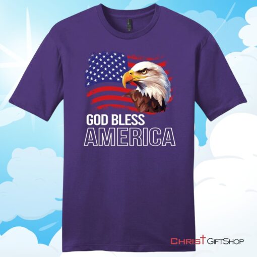 God Bless America, Bald Eagle FlagUnisex T Shirt, Hoodie, Sweatshirt