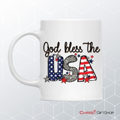 God Bless The Usa Coffee Ceramic Mug