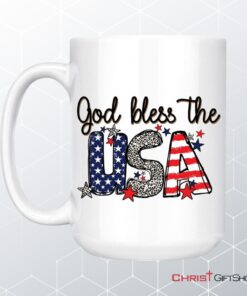 God Bless The Usa Coffee Ceramic Mug