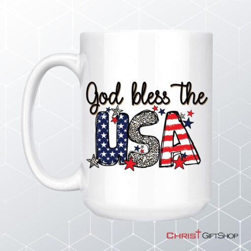 God Bless The Usa Coffee Ceramic Mug