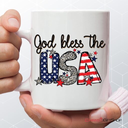 God Bless The Usa Coffee Ceramic Mug