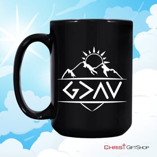 God Is Greater Than The Highs And The Lows Coffee Mug