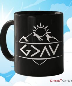 God Is Greater Than The Highs And The Lows Coffee Mug