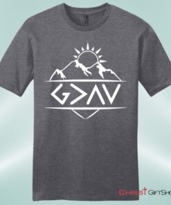 God Is Greater Than The Highs And The Lows Mens Christian Unisex T Shirt, Sweatshirt, Hoodie