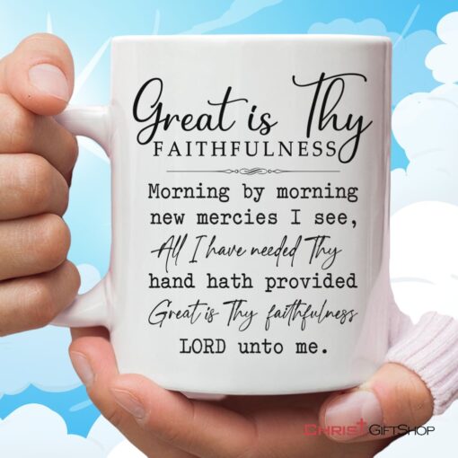 Great Is Thy Faithfulness Coffee Mug