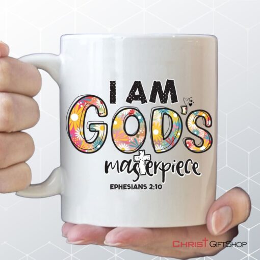 I Am God's Masterpiece Ephesians 210 Coffee Ceramic Mug