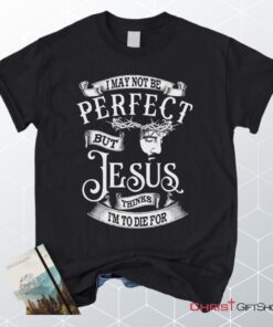 I May Not Be Perfect But Jesus Thinks I'm To Die For, Jesus Christ, Unisex Shirt, Hoodie_9274