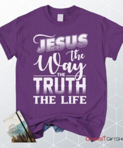 Jesus The Way The Truth The Life, Christian Faith Unisex Shirt, Hoodie