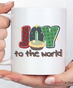 Joy To The World Christmas Coffee Mug