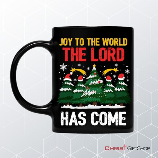 Joy To The World The Lord Has Come Christmas Tree Coffee Mug