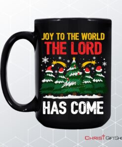 Joy To The World The Lord Has Come Christmas Tree Coffee Mug