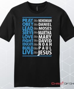 Live Like Jesus Mens Unisex T Shirt, Sweatshirt, Hoodie