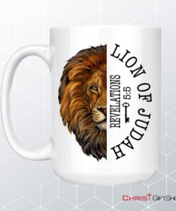 Lion Of Judah Revelation 55 Coffee Mug