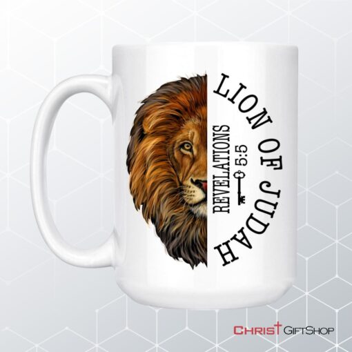 Lion Of Judah Revelation 55 Coffee Mug