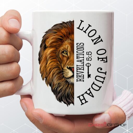 Lion Of Judah Revelation 55 Coffee Mug