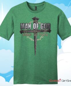 Man of God husband dad papa Mens Christian T Shirt