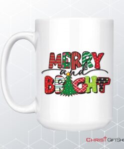 Merry And Bright Christmas Coffee Mug