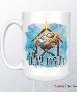 Oh Holy Night Christmas Coffee Ceramic Mug