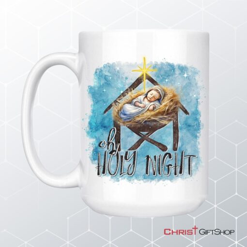 Oh Holy Night Christmas Coffee Ceramic Mug