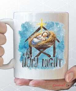 Oh Holy Night Christmas Coffee Ceramic Mug