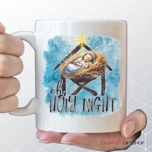 Oh Holy Night Christmas Coffee Ceramic Mug