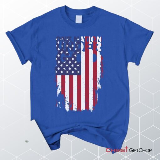 One Nation Under God And American Flag Unisex T Shirt, Sweatshirt, Hoodie