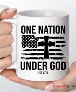 One Nation Under God Est 1776 Coffee Ceramic Mug