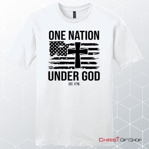 One Nation Under God Est 1776 Men's Unisex T Shirt, Sweatshirt, Hoodie