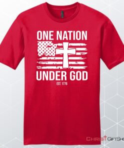 One Nation Under God Est 1776 Men's Unisex T Shirt, Sweatshirt, Hoodie