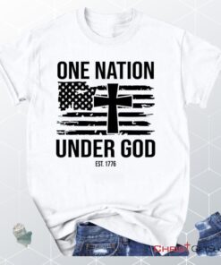 One Nation Under God Est 1776 Unisex Shirt, Hoodie