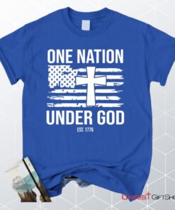 One Nation Under God Est 1776 Unisex Shirt, Hoodie